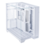O11 VISION, Tempered Glass, No PSU, E-ATX, White, Mid Tower Case