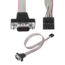 2Pack DB9 to 10Pin IDC Serial Cable (0.3m)