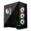 INVADER X, Tempered Glass, No PSU, ATX, Black, Mid Tower Case