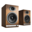 HD5-WAL, Wired/Bluetooth, Real Wood Veneer Walnut, 2.0 Channel Bookshelf Speakers