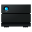 16TB LaCie 2big RAID, USB-C 3.2 Gen 2, Black, External Hard Drive