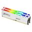 64GB (2 x 32GB) FURY Beast DDR5 6000MHz, EXPO, CL30, White, RGB LED, DIMM Memory