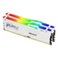 32GB (2 x 16GB) FURY Beast DDR5 6000MHz, CL30, White, RGB LED, DIMM Memory