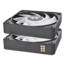 CT140 EX ARGB Black 3 x 140mm, ARGB LEDs, 1800 RPM, 90.3 CFM, 30.7 dBA, Cooling Fans