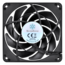 FN124B 120mm, Slim, 1500 RPM, 25.06 CFM, 18 dBA, Cooling Fan