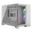 2500X RGB, Tempered Glass, No PSU, microATX, White, Mid Tower Case