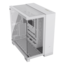 6500X, Tempered Glass, No PSU, ATX, White, Mid Tower Case