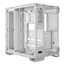 6500X, Tempered Glass, No PSU, ATX, White, Mid Tower Case