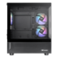 View 170 TG ARGB, Tempered Glass, No PSU, microATX, Black, Mini Tower Case