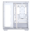 3500X Tempered Glass, No PSU, E-ATX, White, Mid Tower Case