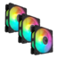 TUF Gaming TR120 ARGB Reverse 3 x 120mm, ARGB LEDs, 2000 RPM, 76.3 CFM, 29 dBA, Cooling Fans