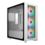 Elite 301, Tempered Glass, No PSU, microATX, White, Mini Tower Case