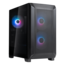 FARA 312X, Tempered Glass, No PSU, microATX, Black, Mini Tower Case