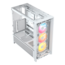 FRAME 4000D RS ARGB, Tempered Glass, No PSU, E-ATX, White, Mid Tower Case