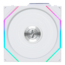 UNI FAN TL 120 Reverse Blade Wireless 120mm, White, ARGB LEDs, 2300 RPM, 83.4 CFM, 34 dBA, Cooling Fan