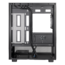 Lucid 04, Tempered Glass, microATX, Black, Mid Tower Case