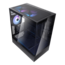 Lucid 04, Tempered Glass, microATX, Black, Mid Tower Case