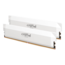 64GB (2 x 32GB) Pro Overclocking DDR5 6400MT/s, CL40, White, DIMM Memory