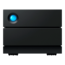 28TB LaCie 2big RAID, USB-C 3.2 Gen 2, Black, External Hard Drive