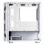 FARA H1M PRO, Tempered Glass, No PSU, microATX, White, Mini Tower Case