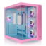 View 380 TG ARGB Snow, Tempered Glass, No PSU, ATX, Bubble Pink, Mid Tower Case