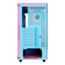 View 270 Plus TG ARGB, Tempered Glass, No PSU, E-ATX, Bubble Pink, Mid Tower Case
