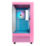 View 270 Plus TG ARGB, Tempered Glass, No PSU, E-ATX, Bubble Pink, Mid Tower Case
