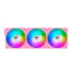CT140 EX Reverse ARGB Bubble Pink 3 x 140mm, ARGB LEDs, 1800 RPM, 94.95 CFM, 32.8 dBA, Cooling Fans