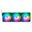 CT120 EX Reverse ARGB Racing Green 3 x 120mm, ARGB LEDs, 2000 RPM, 65.82 CFM, 31.2 dBA, Cooling Fans