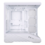 Vector V100R, Tempered Glass, No PSU, E-ATX, White, Mid Tower Case