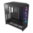 H9 Flow RGB, Tempered Glass, No PSU, E-ATX, Black, Mid Tower Case
