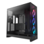 H9 Flow RGB, Tempered Glass, No PSU, E-ATX, Black, Mid Tower Case