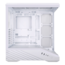 Vector V100W, Tempered Glass, No PSU, E-ATX, White, Mid Tower Case
