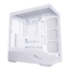 Vector V100W, Tempered Glass, No PSU, E-ATX, White, Mid Tower Case