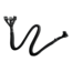 CMA-NFPC16XXBK1-GL, 12VHPWR 90° to 3 x 8 Pin, 650mm, Cable Adapter