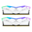 32GB (2 x 16GB) T-FORCE DELTA RGB DDR5 6000MHz, CL30, White, RGB LED, DIMM Memory