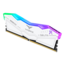 32GB (2 x 16GB) T-FORCE DELTA RGB DDR5 6000MHz, CL30, White, RGB LED, DIMM Memory
