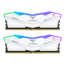 32GB (2 x 16GB) T-FORCE DELTA RGB DDR5 6400MHz, CL38, White, RGB LED, DIMM Memory