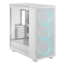 Epoch XL TG RGB Clear Tint, Tempered Glass, No PSU, E-ATX, White, Mid Tower Case