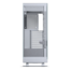 Evolv X2 Matrix, Tempered Glass, No PSU, E-ATX, Silver White, Mid Tower Case