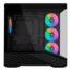Vector V100R MINI, Tempered Glass, No PSU, microATX, Black, Mini Tower Case