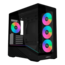 Vector V100R MINI, Tempered Glass, No PSU, microATX, Black, Mini Tower Case
