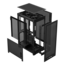H2 Flow, Tempered Glass, No PSU, Mini-ITX, Black, Mini Tower Case