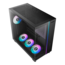ATLAS M4, Tempered Glass, No PSU, ATX, Black, Mid Tower Case