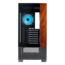 Elite 690 Wood, Tempered Glass, No PSU, ATX, Black, Mid Tower Case