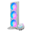 MasterLiquid Atmos II LCD, White, 360mm Radiator, Liquid Cooling System