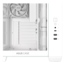A32 PLUS ARGB, Tempered Glass, No PSU, ATX, White, Mid Tower Case