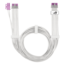 ROG Equalizer White ATX 3.1 / PCIe 5.1 12V-2x6 PCI-E Cable with GPU-First x1