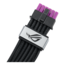 ROG Equalizer ATX 3.1 / PCIe 5.1 12V-2x6 PCI-E Black Cable with GPU-First x1