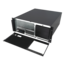 CX4200f, 20" 4U Rackmount Chassis, ATX PSU Support, 240mm AIO Support, 3x 5.25", 2x 2.5", Black